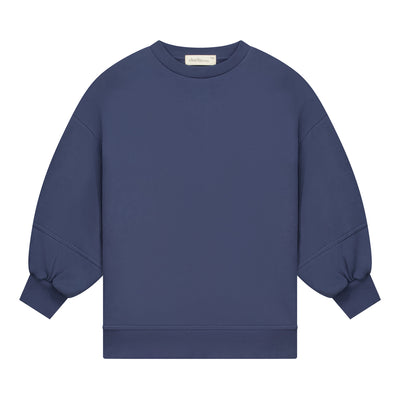 Charlie Petite | Nada Sweater Dress | Denim Blue