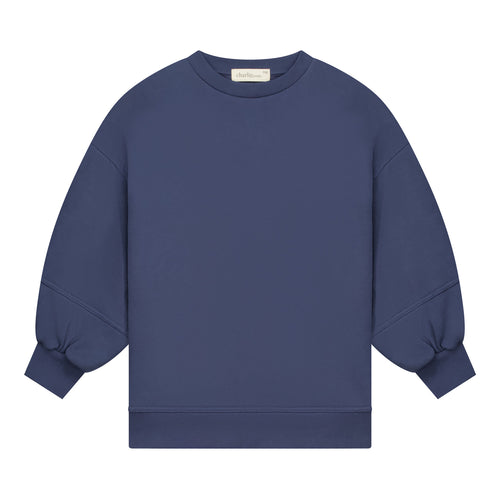 Charlie Petite | Nada Sweater Dress | Denim Blue
