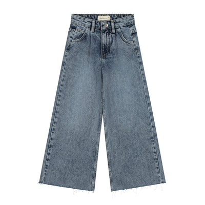 Charlie Petite | Nic Wide Leg Jeans | North Blue