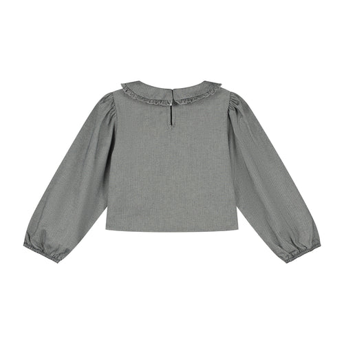 Charlie Petite | Nila Blouse | Black/White