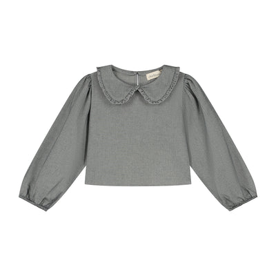 Charlie Petite | Nila Blouse | Black/White