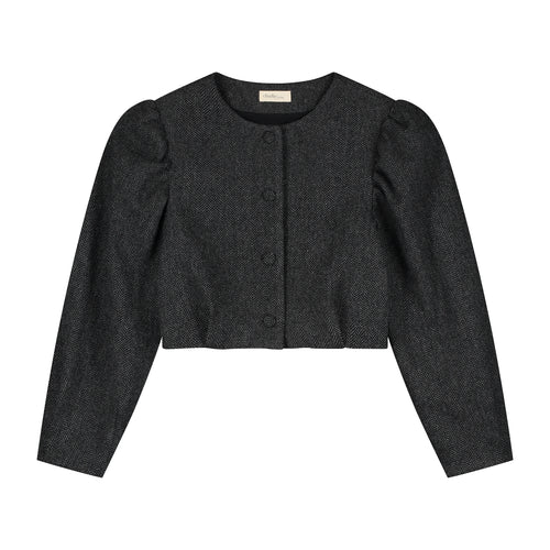 Charlie Petite | Odie Blazer - Mommy | Black/Grey