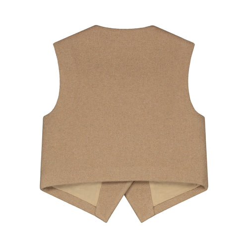 Charlie Petite | Olly Gilet - Mini | Camel