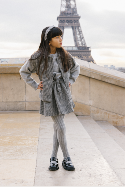 Charlie Petite | Jole Tights | Grey Melange