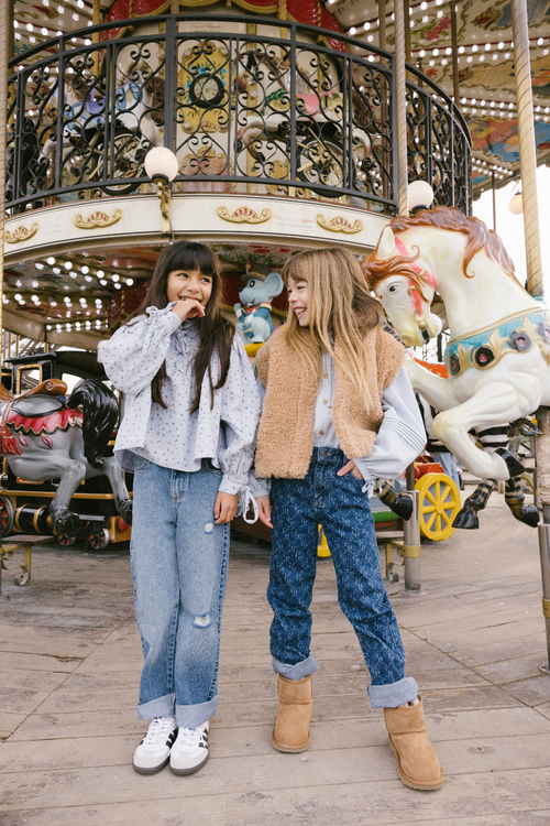 Charlie Petite | Joli Blouse | Light Blue