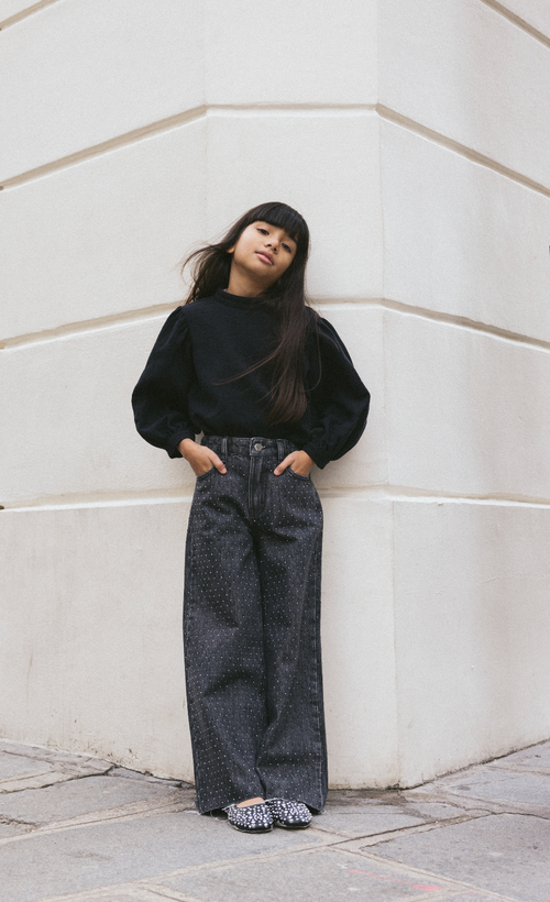 Charlie Petite | Jacki Blouse | Black
