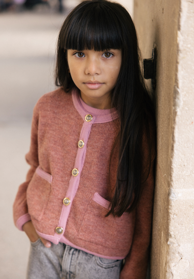 Charlie Petite | Jade Cardigan | Pink