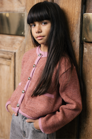 Charlie Petite | Jade Cardigan | Pink