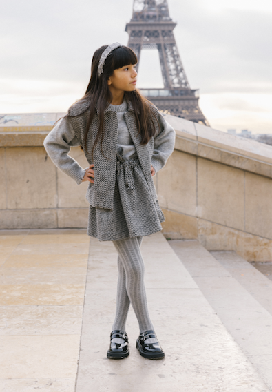 Charlie Petite | Joan Sweater | Grey Melange