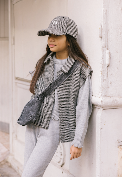 Charlie Petite | Joan Sweater | Grey Melange