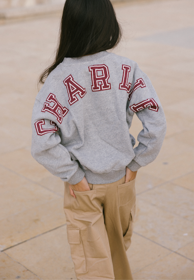 Charlie Petite | Jones Sweater | Grey Melange