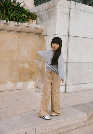 Charlie Petite | Jones Sweater | Grey Melange