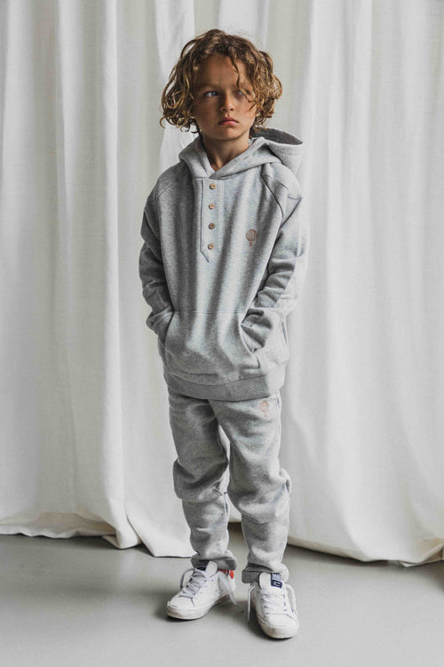 CHARLIE PETITE | HOODIE ERIC GREY MELANGE