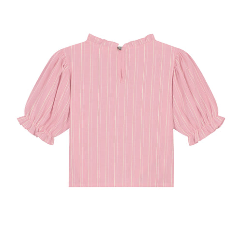 Charlie Petite | Isis Top | Stripes Pink/White