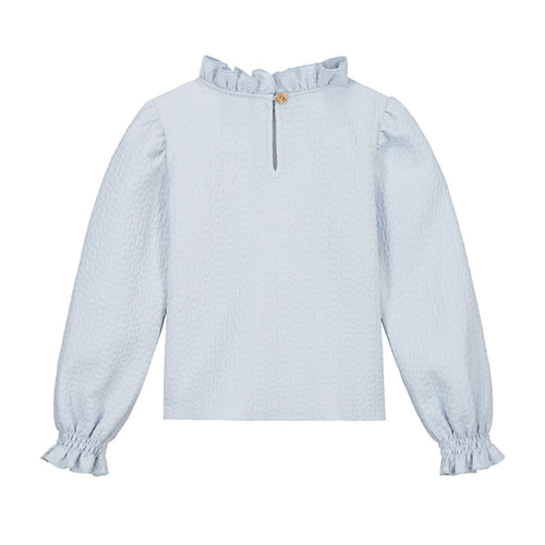 Charlie Petite | James Blouse | Light Blue