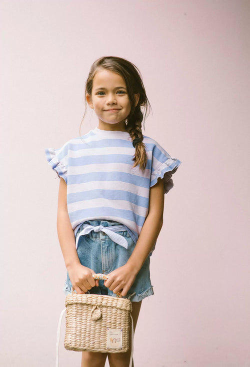 CHARLIE PETITE | DENIM SHORT GERALDINE BLUE