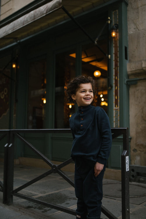 CHARLIE PETITE | SWEATER ETIENNE NAVY