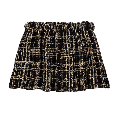 CHARLIE PETITE | SKIRT CHARLIE CHECK BLACK BEIGE