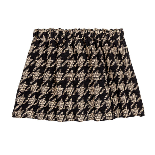 CHARLIE PETITE | SKIRT CHARLIE PIED DE POULE BLACK