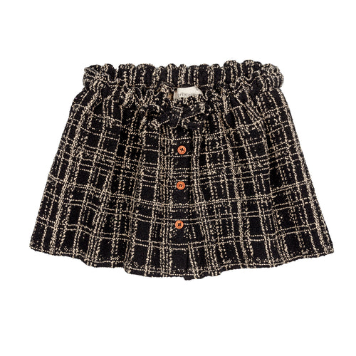 CHARLIE PETITE | SKIRT CHARLIE CHECK BLACK BEIGE