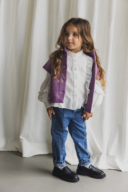 CHARLIE PETITE | GILET DELENA PURPLE