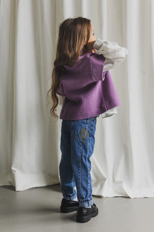 CHARLIE PETITE | GILET DELENA PURPLE