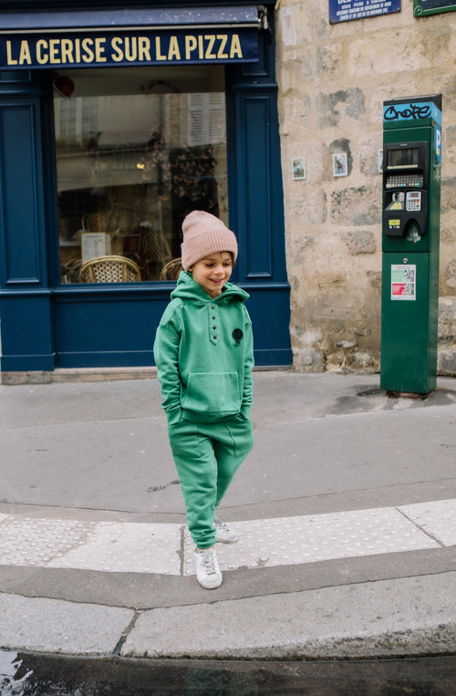 CHARLIE PETITE | HOODIE ERIC GREEN