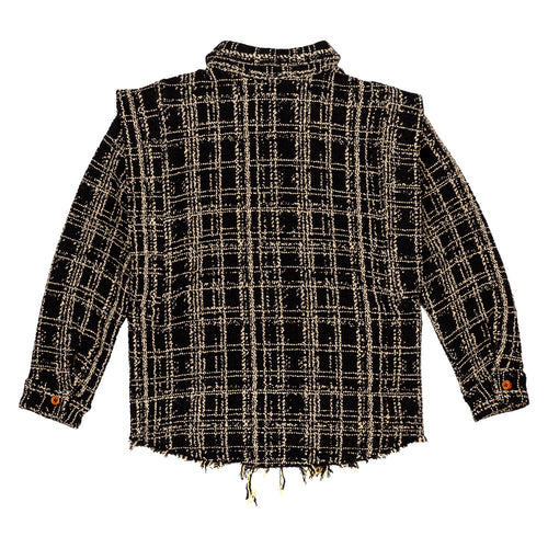 CHARLIE PETITE | JACKET FRANCINE CHECK BLACK/BEIGE