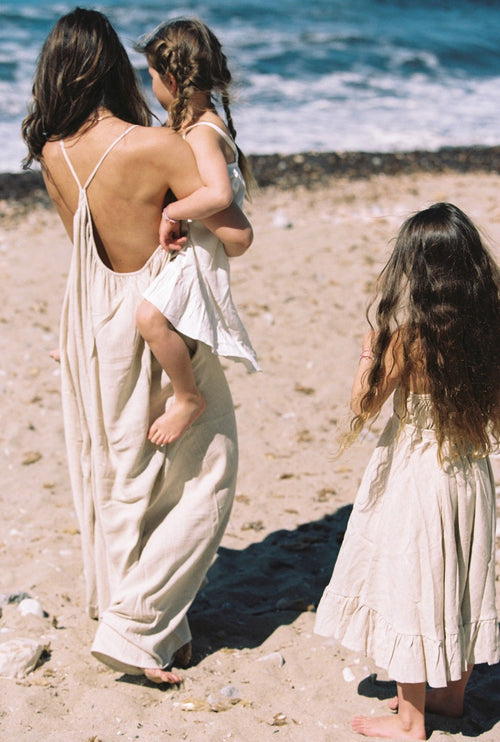 CHARLIE PETITE | DRESS SOFÍA MOMMY ECRU