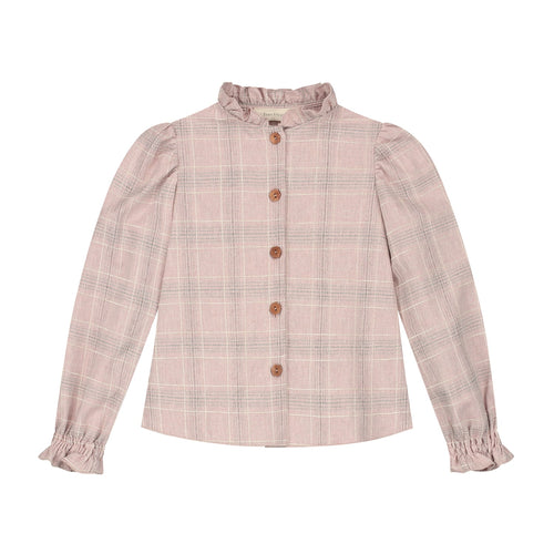 CHARLIE PETITE | BLOUSE BARBARA PINK CHECK