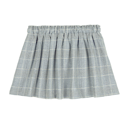 CHARLIE PETITE | SKIRT CHARLIE BLUE CHECK