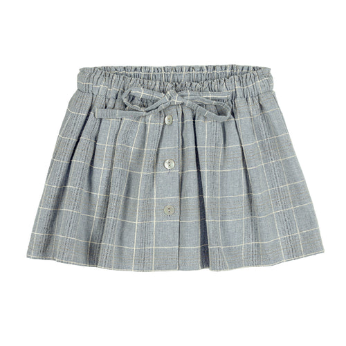 CHARLIE PETITE | SKIRT CHARLIE BLUE CHECK