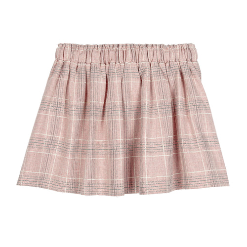CHARLIE PETITE | SKIRT CHARLIE PINK CHECK