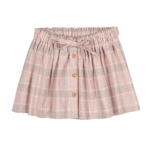 CHARLIE PETITE | SKIRT CHARLIE PINK CHECK