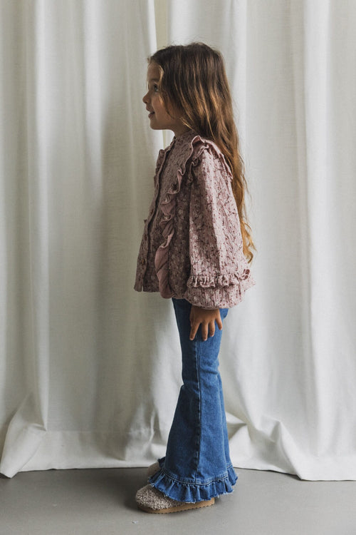 CHARLIE PETITE | BLOUSE CHARMAINE PINK FLOWER