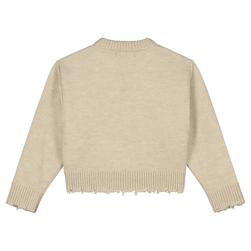 Charlie Petite | Joan Sweater | Beige Melange