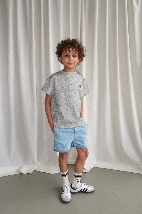 Charlie Petite | Hero T-Shirt | Grey Melange