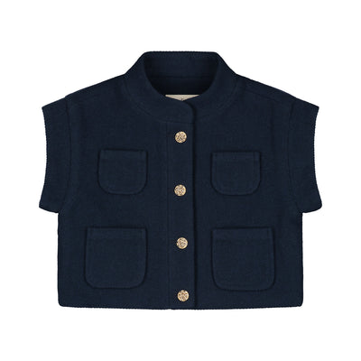Charlie Petite | Noor Gilet | Navy