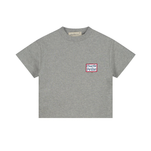 Charlie Petite | Presley T-Shirt | Grey Melange