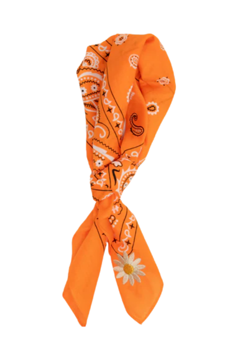 Charlie Petite | Flora Scarf | Orange