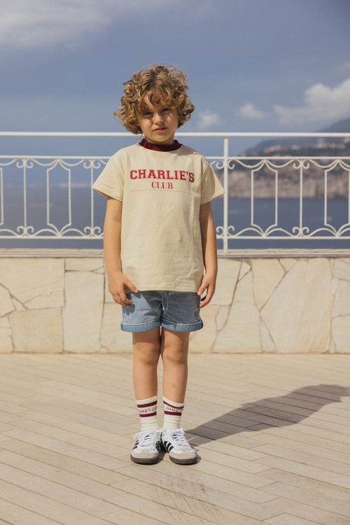 Charlie Petite | Ivo Short | Light Snow Wash