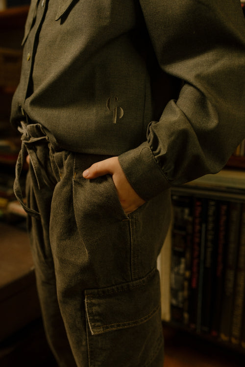 Charlie Petite | Sidney Jeans | Forest Green