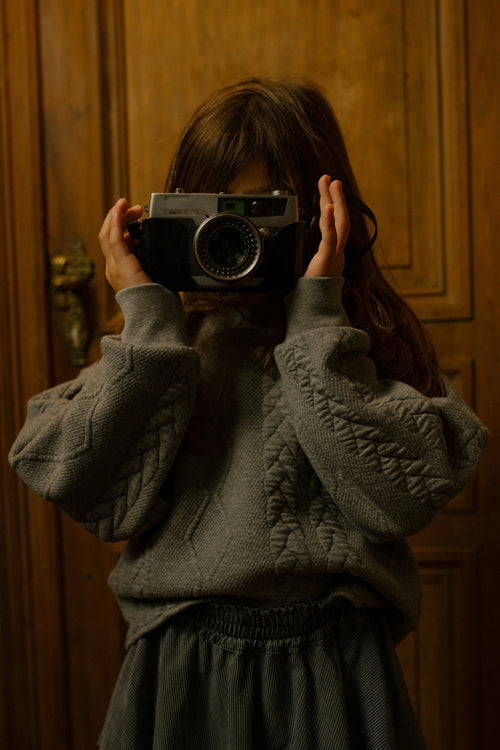 Charlie Petite | Sien Sweater | Grey Melange