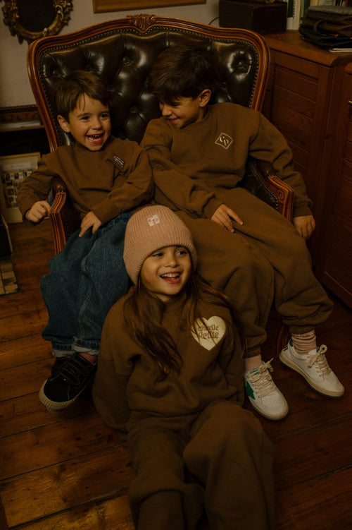 Charlie Petite | Sara Sweater | Brown