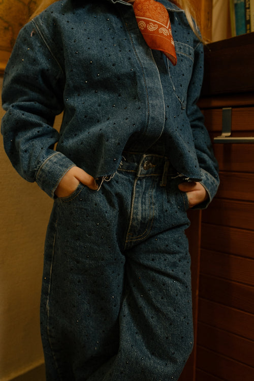 Charlie Petite | Nic Jeans | Medium Blue