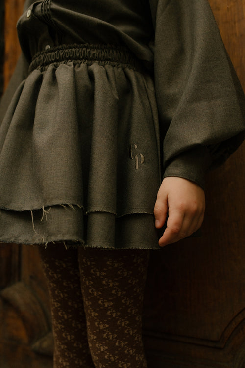 Charlie Petite | Sadie Skirt | Forest Green