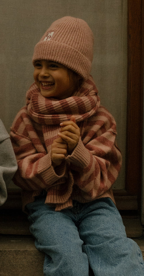 Charlie Petite | Nouk Beanie | Light Pink Melange