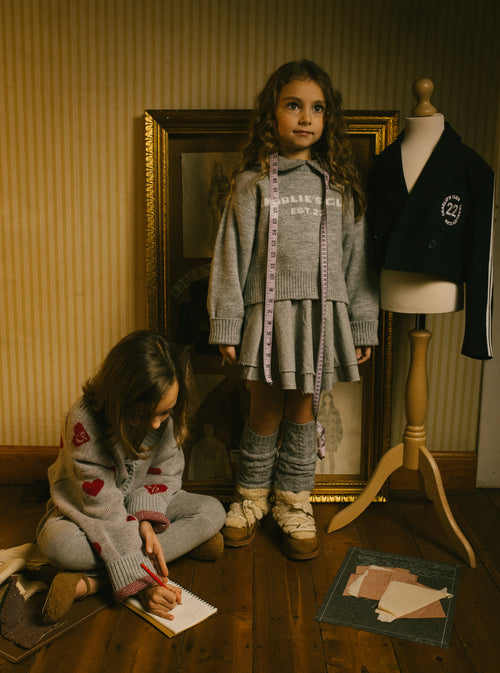 Charlie Petite | Joan Sweater | Grey Melange