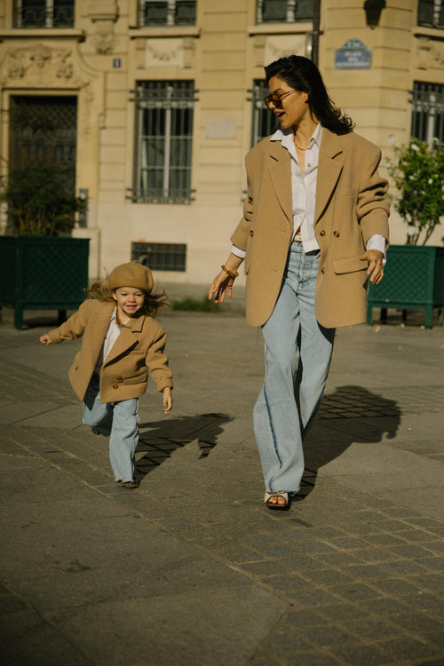 Charlie Petite | Olive Jeans - Mini | Light Snow Wash