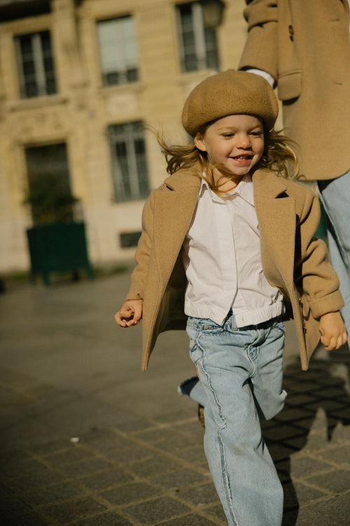 Charlie Petite | Olive Jeans - Mini | Light Snow Wash